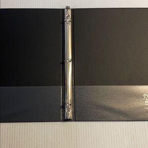 12 New 3 ring School Office Binders 5/8 inch Black